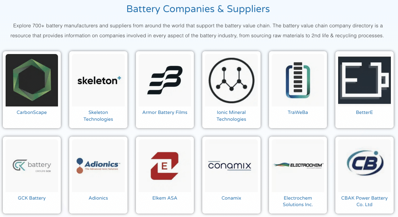 Battery Collection Network Battery Companies - Battery-Tech Network