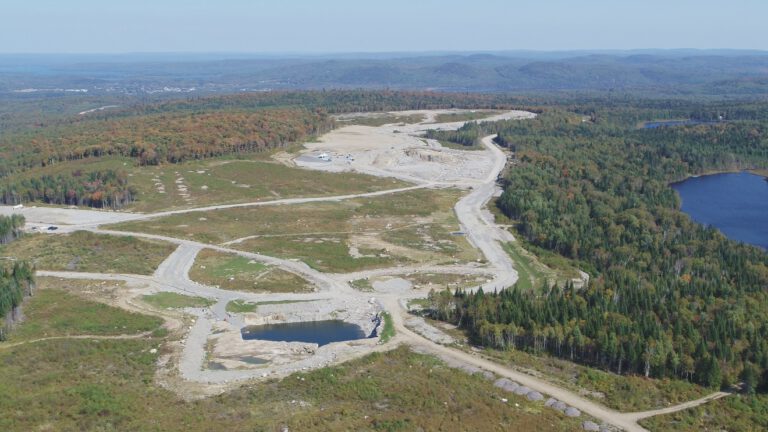 NMG Vue aerienne de la mine de Matawinie