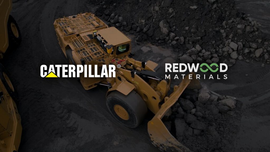 Redwood and Caterpillar Recycle EV Loader Batteries