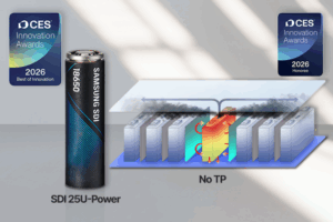 Samsung SDI Wins CES 2026 Innovation Award for 18650 Battery