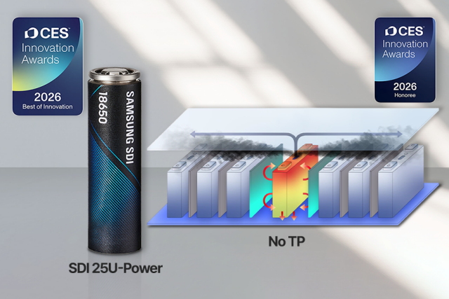 Samsung SDI Wins CES 2026 Innovation Award for 18650 Battery