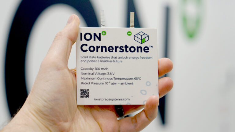 Ion Storage Systems Gains Approval for Solid-State Cells
