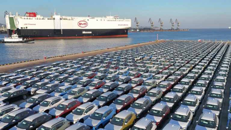 China's June Vehicle Exports Top One Million Units
