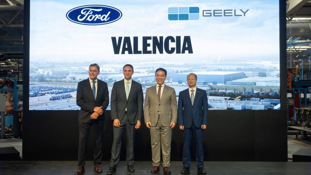 Geely and Ford to Launch Multi-Energy EV JV at Valencia
