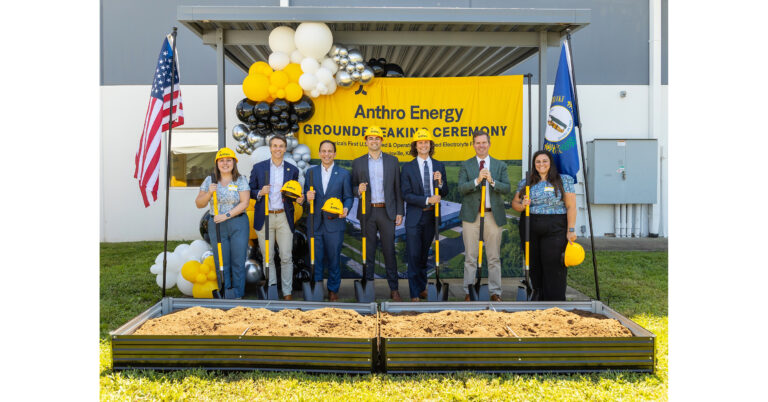 Anthro Energy Breaks Ground on Kentucky Electrolyte Plant