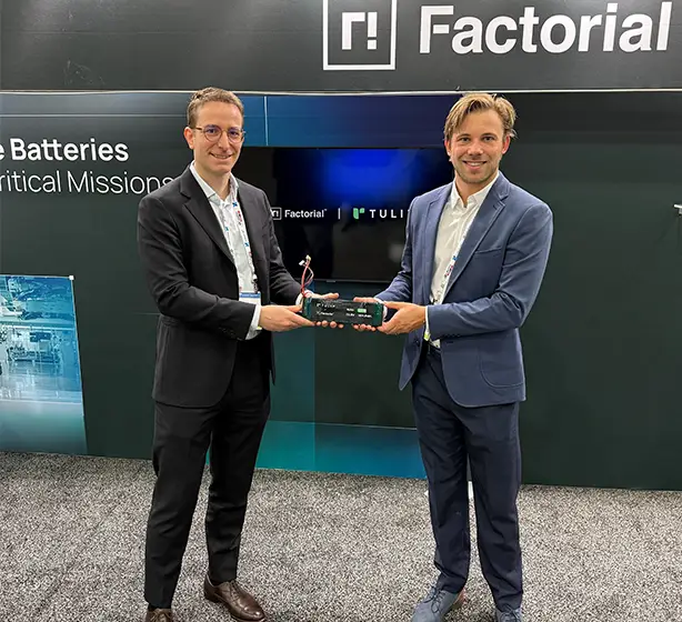 Factorial Energy, Tulip Tech Partner to Boost UAV Range