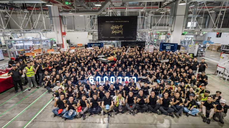 Tesla Giga Shanghai Produces 6 Millionth Battery Pack