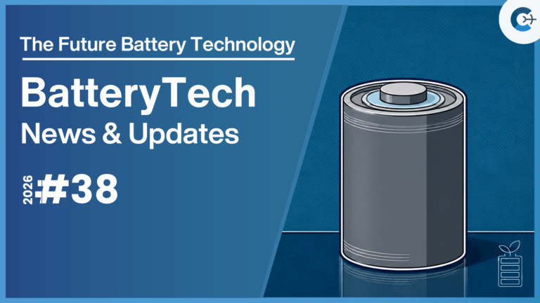 BatteryTech News & Updates 2026 #38 — weekly battery industry digest