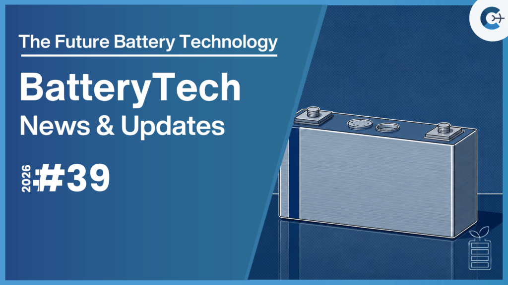 BatteryTech News & Updates 2026 #39 — weekly battery industry digest