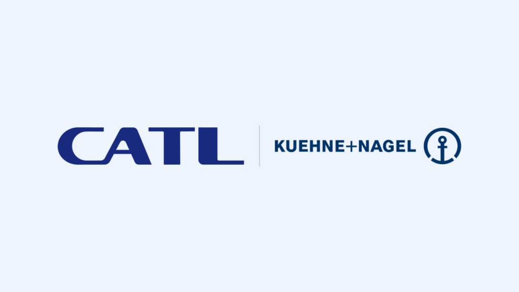 CATL and Kuehne+Nagel logos