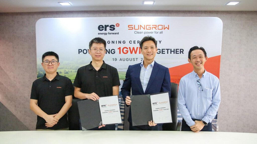 Sungrow and ERS Energy Reach 1 GWh in Southeast Asia