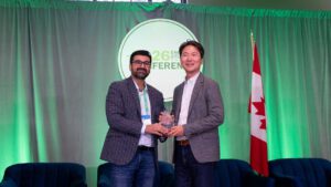 Ammar Nawaz, Board Chair, Energy Storage Canada; Danies Lee, NextStar Energy