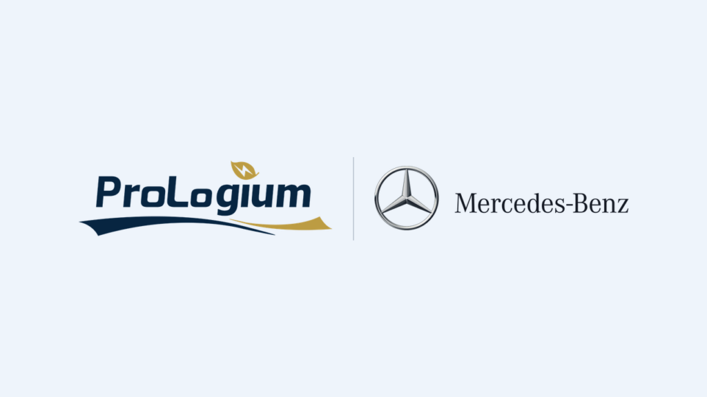 ProLogium and Mercedes-Benz logos