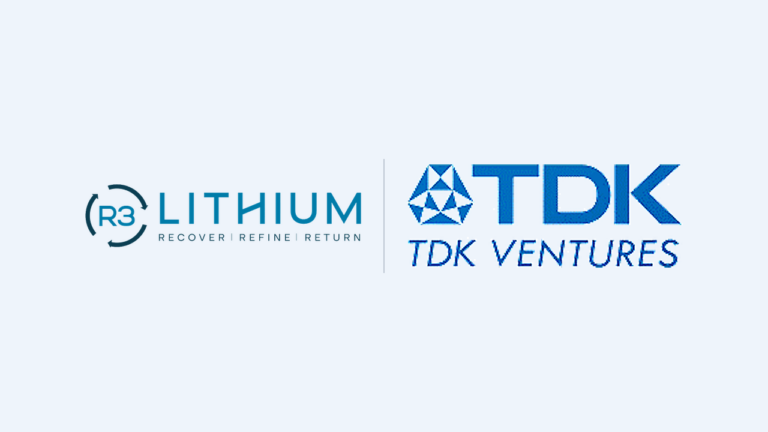 TDK Ventures Backs R3 Lithium to Expand U.S. Supply