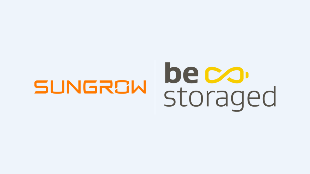 Sungrow and be.storaged logos