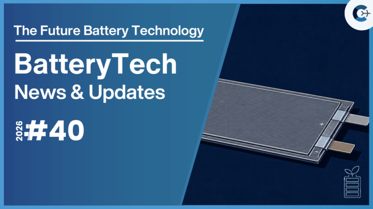 BatteryTech News & Updates 2026 #40 — weekly battery industry digest