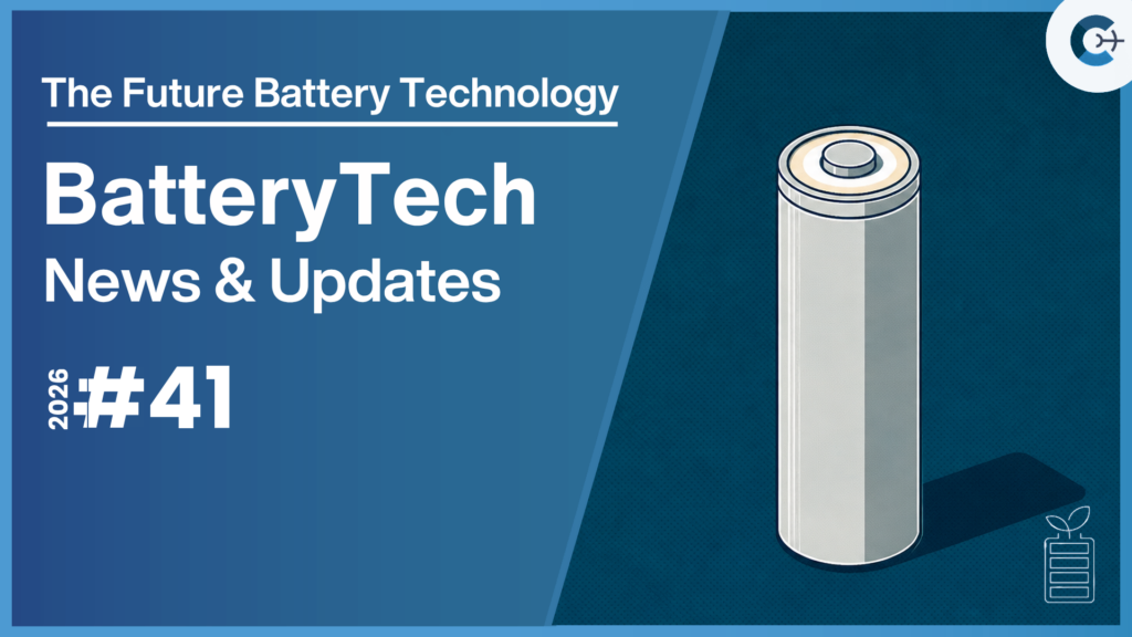 BatteryTech News & Updates 2026 #41 — weekly battery industry digest