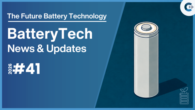 BatteryTech News & Updates 2026 #41 — weekly battery industry digest