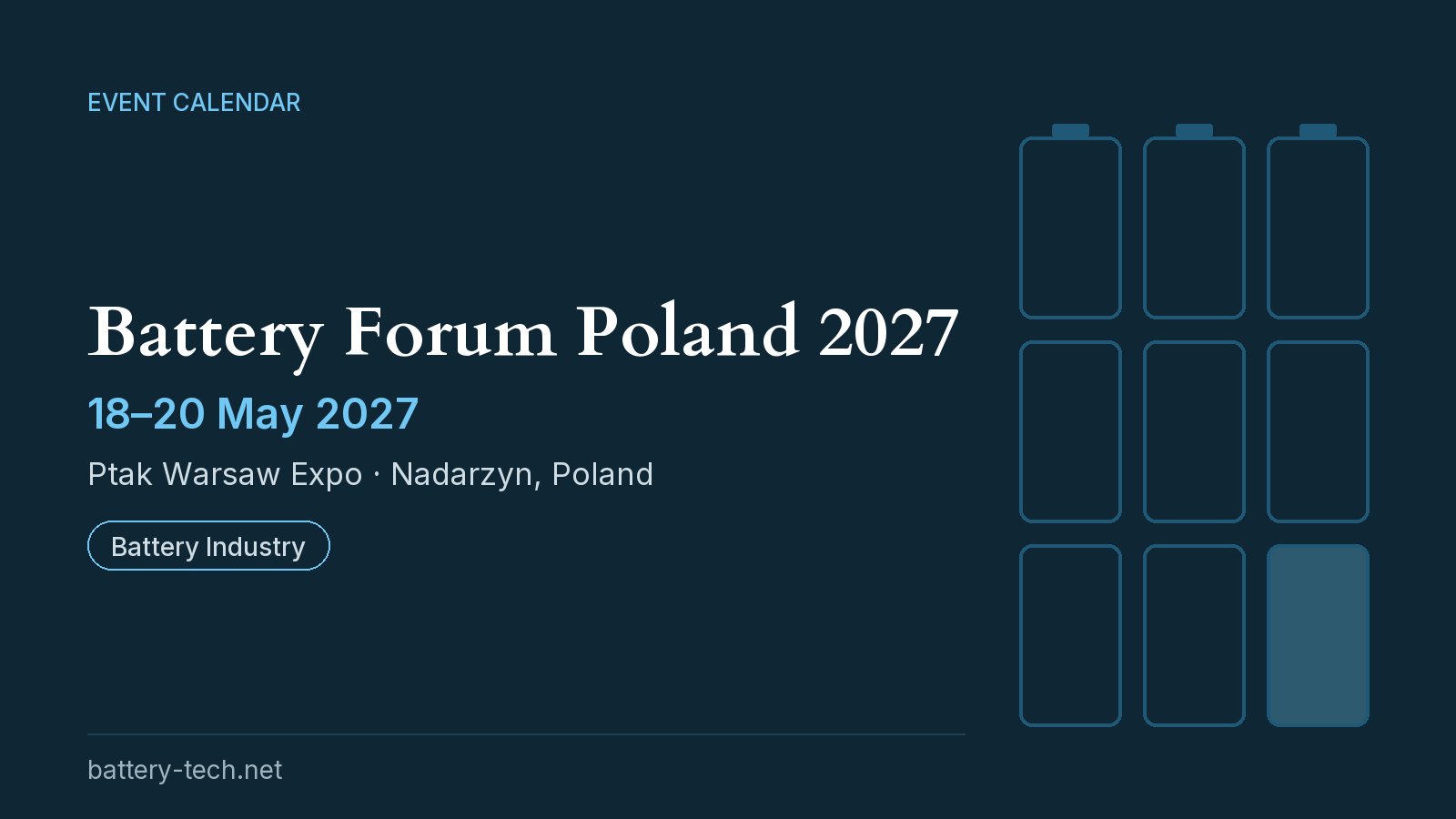 Battery Forum Poland 2027