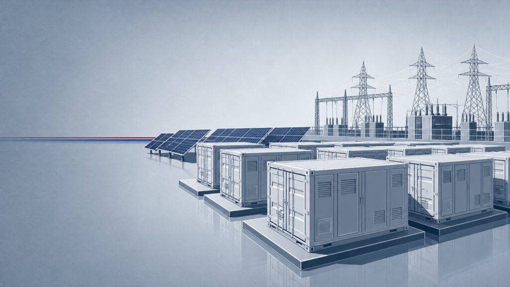 Illustration: Global ESS Battery Shipments Reach 461 GWh in H1 2026