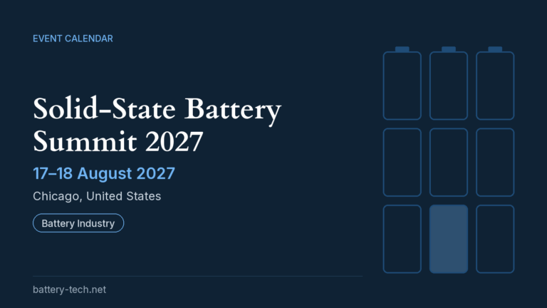 Solid-State Battery Summit 2027