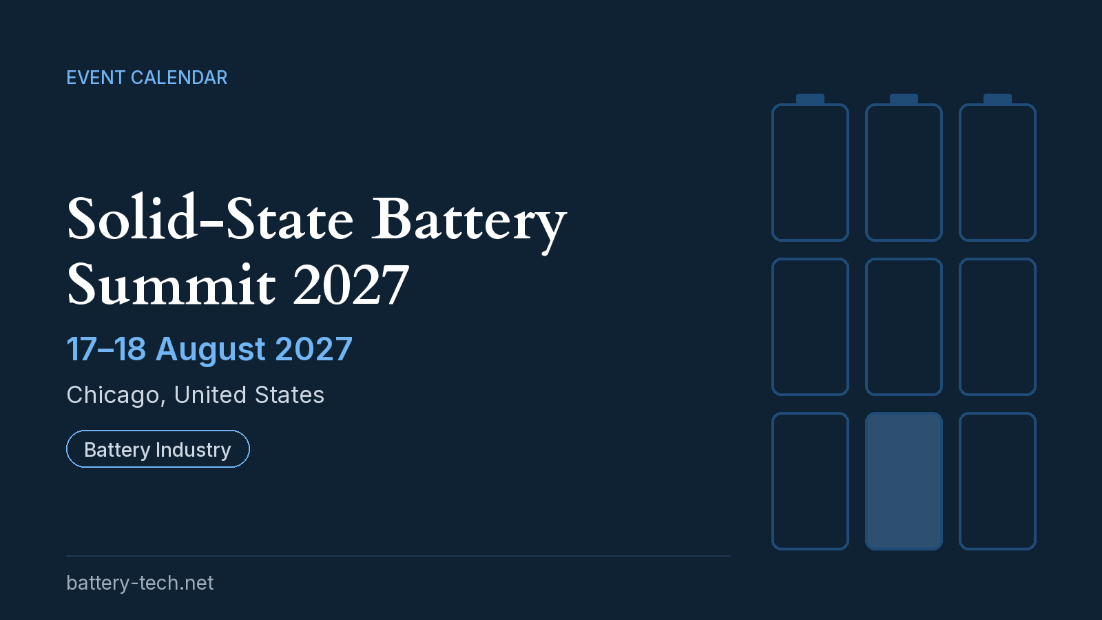 Solid-State Battery Summit 2027