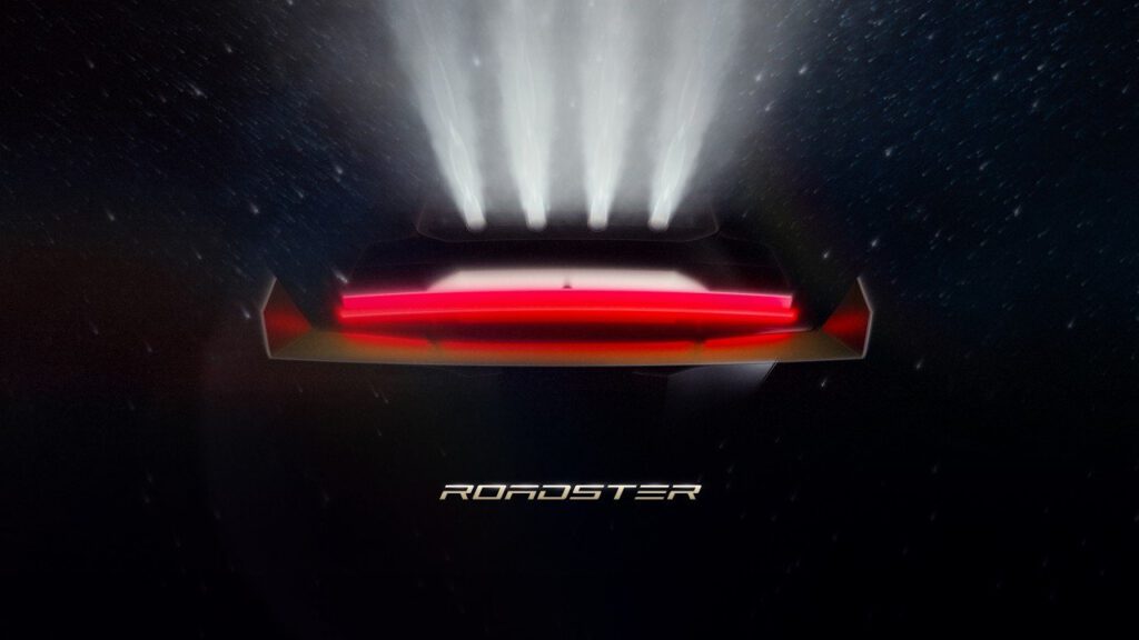 Tesla — Tesla Shows Roadster With SpaceX Cold-Gas Thrusters